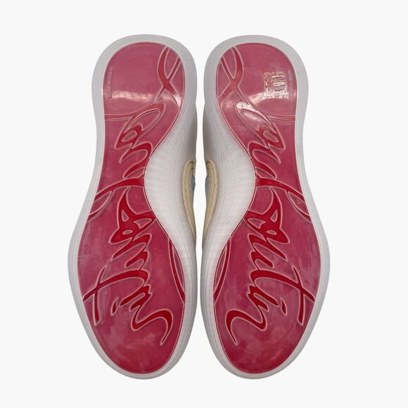 Christian Louboutin Arpoador Blue Drawstring Sneaker Size 39.5 US 9.5 Women's 07 - Picture 4 of 15